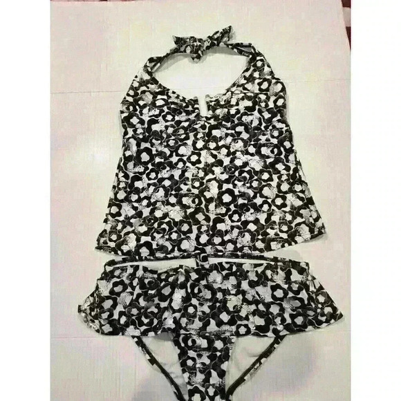 Ninety-Nine Degrees 2 Piece U-Front Tankini Swimsuit Size 6 - Picture 1 of 11